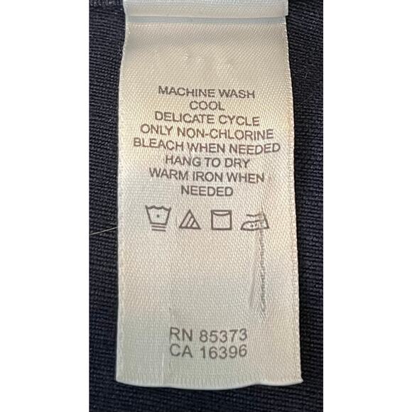 EMMA JAMES BLAZER JACKET, WOMENS, 8, NAVY BLUE, FRONT BUTTON, 3/4 CUFFED SLEEVES - Picture 12 of 12